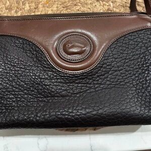 Dooney & Bourke Black and Brown Crossbody Bag